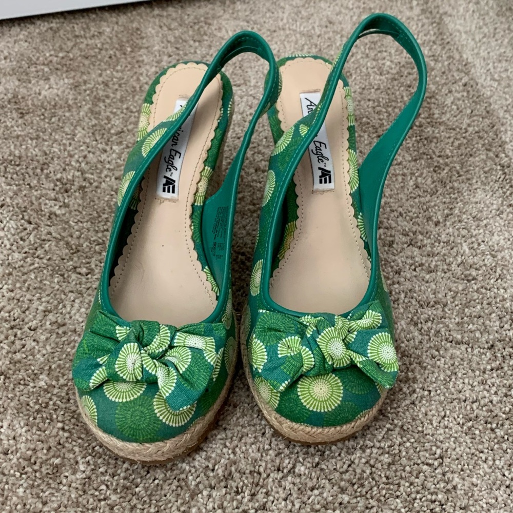 Green Espadrilles